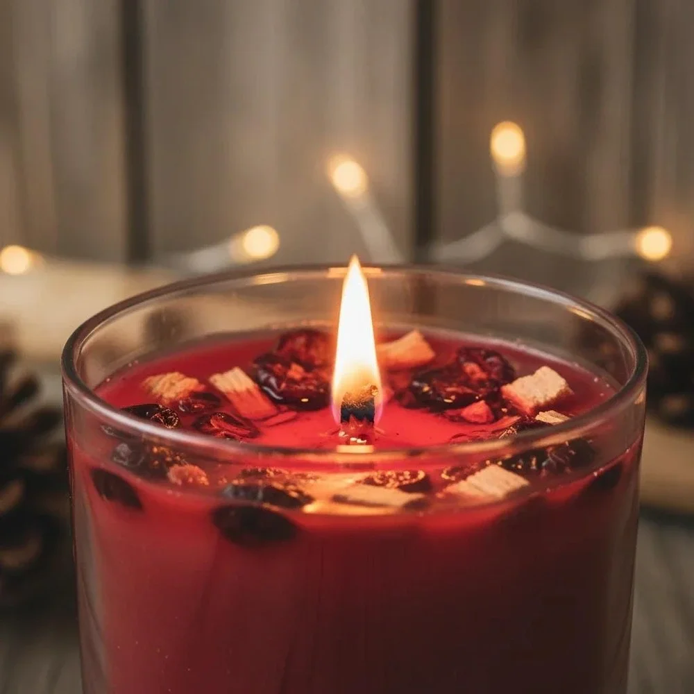 Wild cranberry aspen‎ soy candle